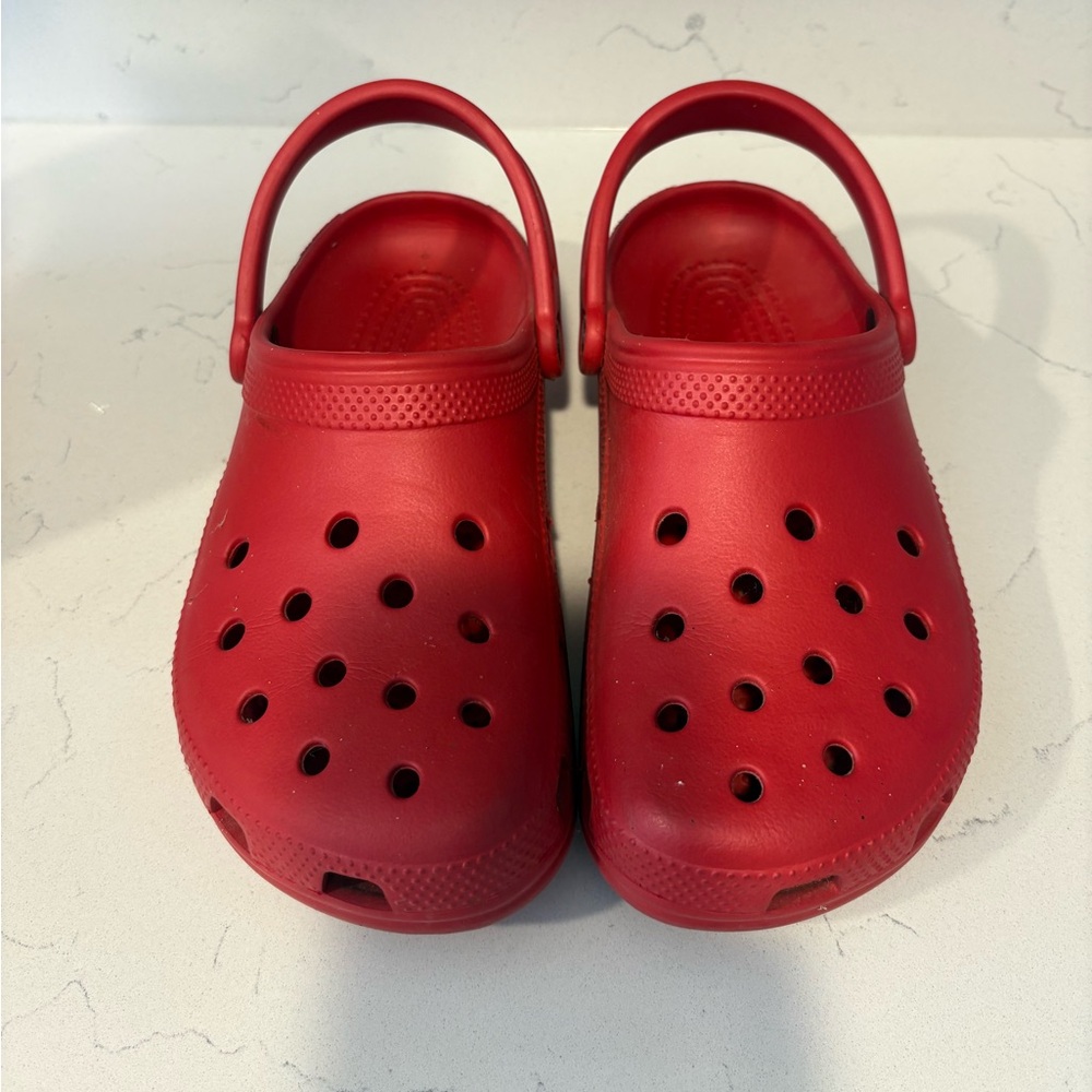 CROCS  Classic Red Clog Sandals made in Italy